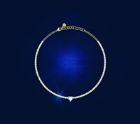 Collana Chiara Ferragni Donna DIAMOND HEART in Lega metallica Cubic Zirconia J19AUV04